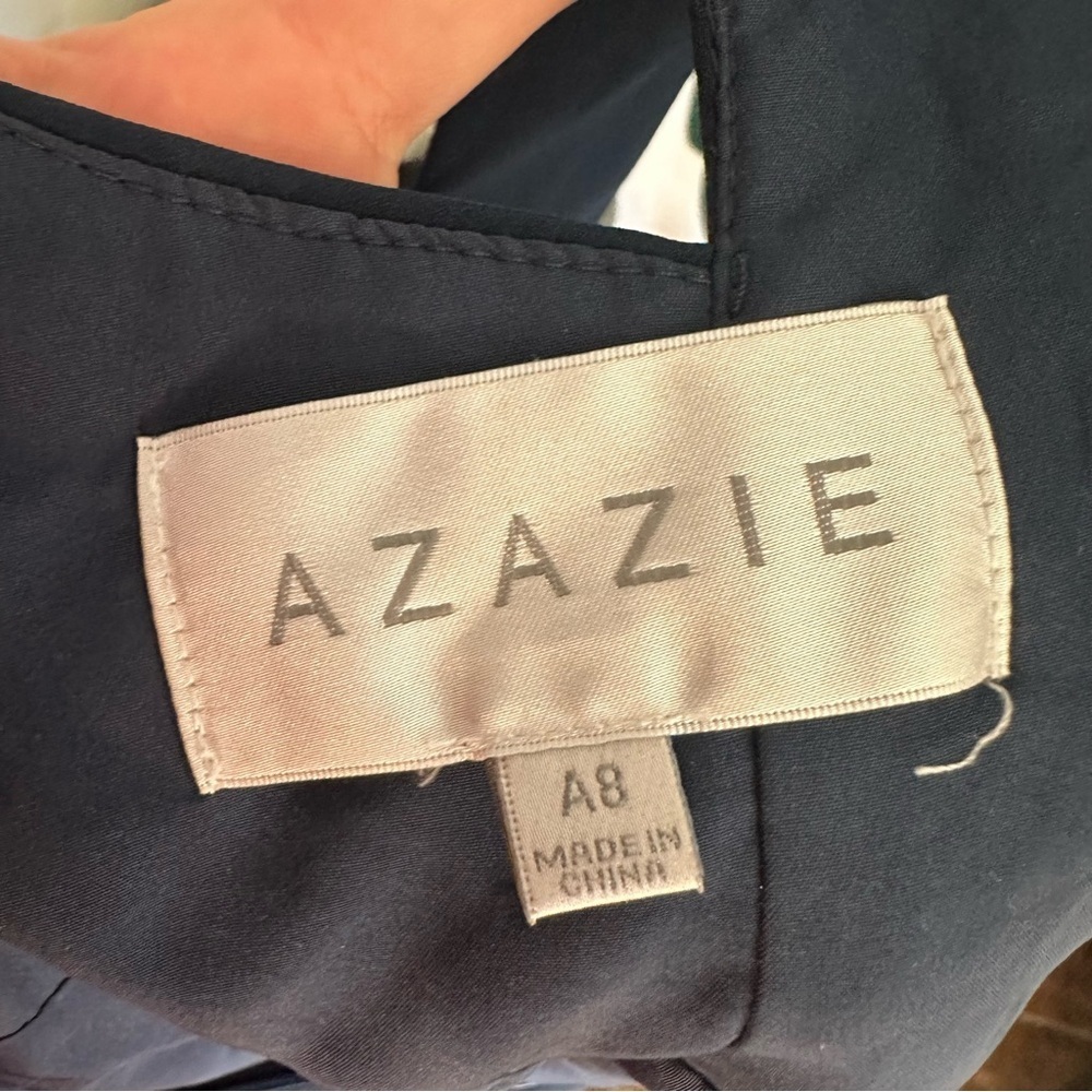 Azazie Deep Blue Maxi Dress - Picture 12 of 14